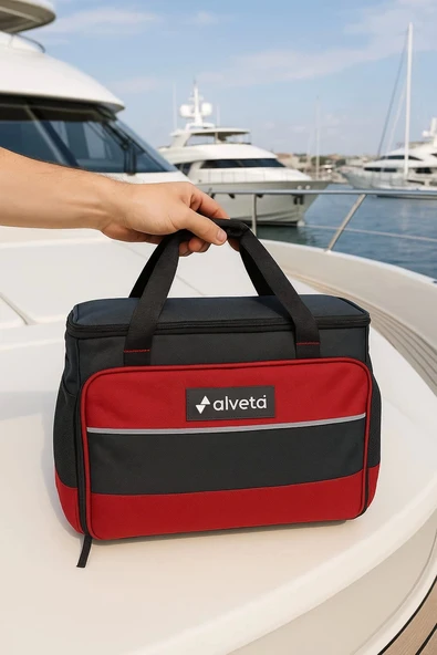 Alveta Profesyonel Hırdavat El Aletleri Tamir Bakım Onarım Takım Çantası XL Boy Omuz Askılı 8684250503 - 2