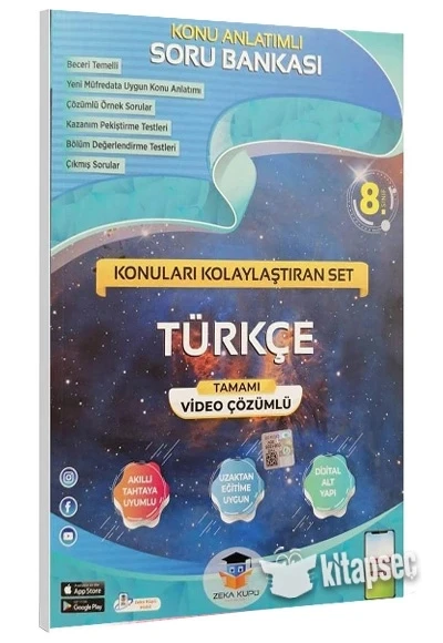 Zekaküpü 8.Sınıf Türkçe Konu Anlatım Soru Bankası