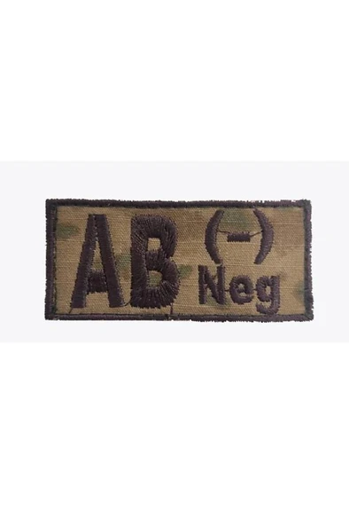 Single Sword Nakış Kan Grubu Patch - Peç - 8