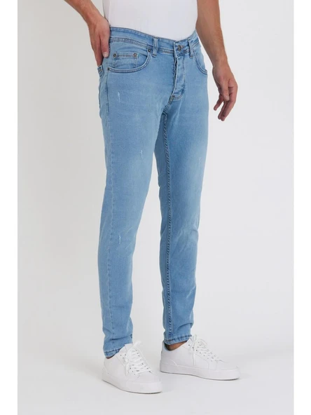 Sheff Buz Mavi Erkek Slim Fit Jean Pantolon 7341 - 2