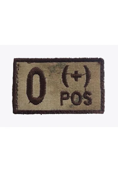 Single Sword Nakış Kan Grubu Patch - Peç - 5