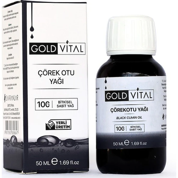 Gold Vital Çörekotu Yağı 50 Cc