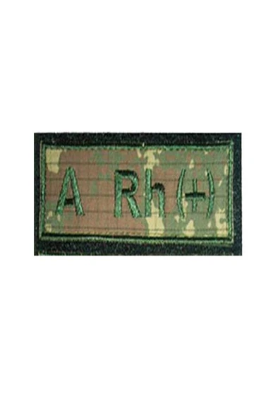 Single Sword Nakış Kan Grubu Patch - Peç - 10