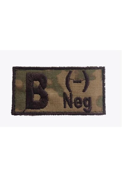 Single Sword Nakış Kan Grubu Patch - Peç - 9