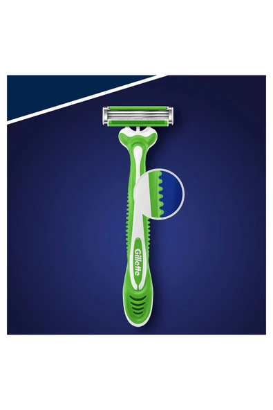Gillette Blue3 Sensitive Kullan At Tıraş Bıçağı 3'lü - 7
