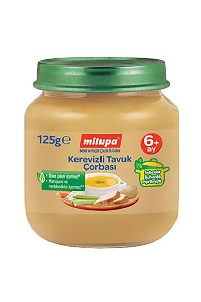 Milupa Kerevizli Tavuk Çorbası 125 g Mama