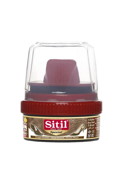 Sitil Ayakkabı Boyası Krem 200 g Koyu Kahve - 2