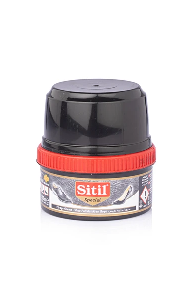 Sitil Ayakkabı Boyası Krem 200 g Açık Siyah