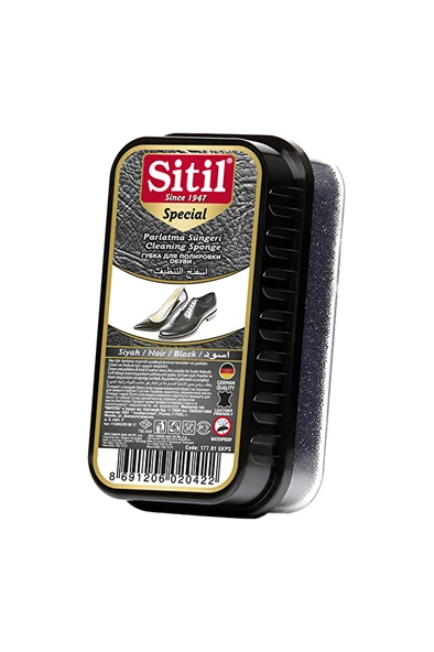 Sitil Parlatıcı Sünger Kutulu Siyah ürün görseli