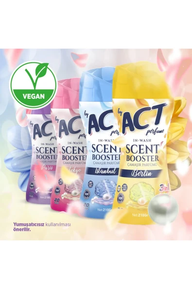 Act Çamaşır Parfümü İstanbul-Berlin-Tokyo-Paris 4x210 Gr - 2
