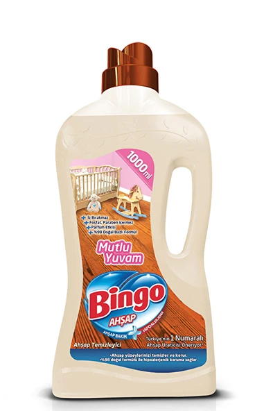 Bingo Ahşap Temizleyici 1 l Mutlu Yuvam ürün görseli