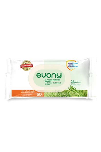 Evony Islak Mendil 50'li