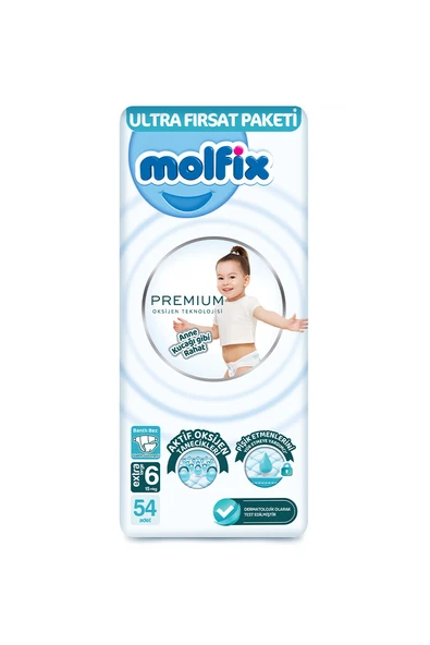 Molfix Oksijen Premium Ultra Fırsat 6 Numara 54'lü - 2