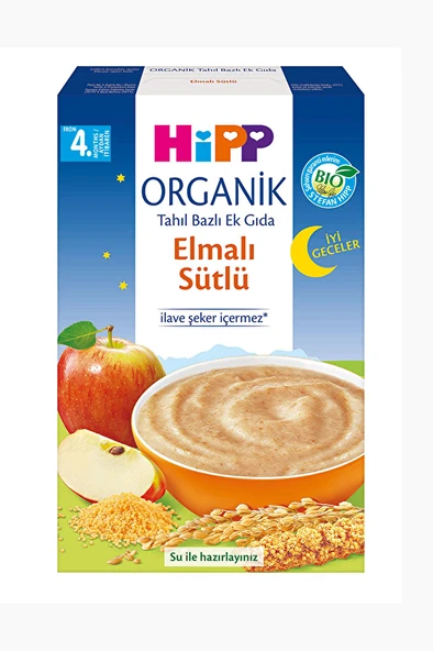 Hipp Organik İyi Geceler Sütlü Elma 250 g