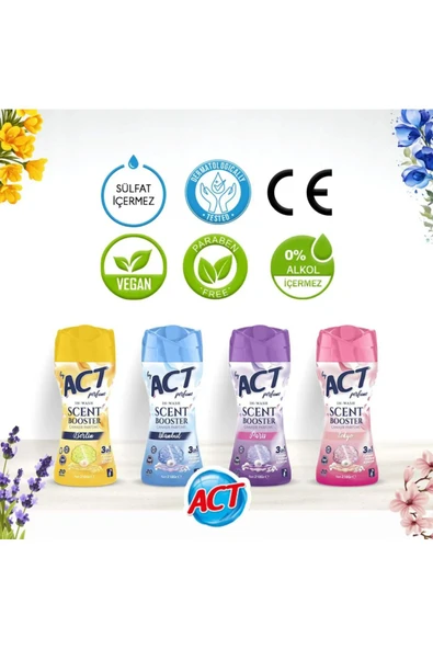 Act Çamaşır Parfümü İstanbul-Berlin-Tokyo-Paris 4x210 Gr - 3