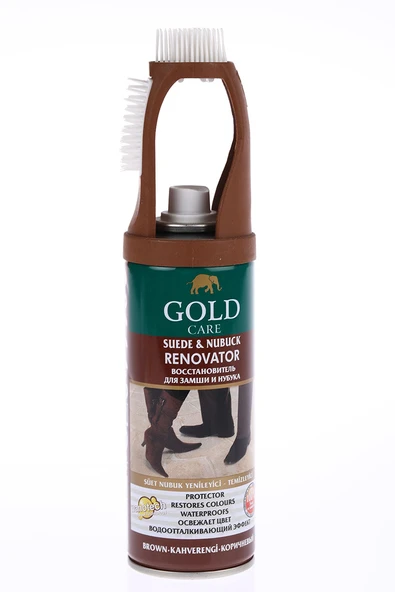 Goldcare Ayakkabı Boyası Sprey Nubuk 200 ml Kahverengi - 2