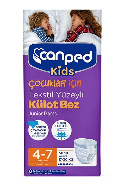 Canped KidPands Külot Çocuk Bezi 4-7 Yaş 9 Adet ürün görseli