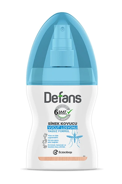 Detan Defans Sinek Kovucu Su Bazlı Vücut Losyonu 100 ml