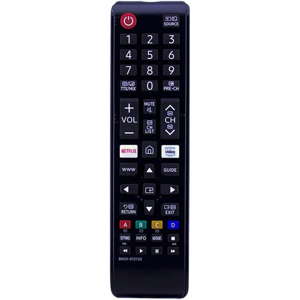 Samsung Lcd Tv Kumandası NETFLIX Tuşlu