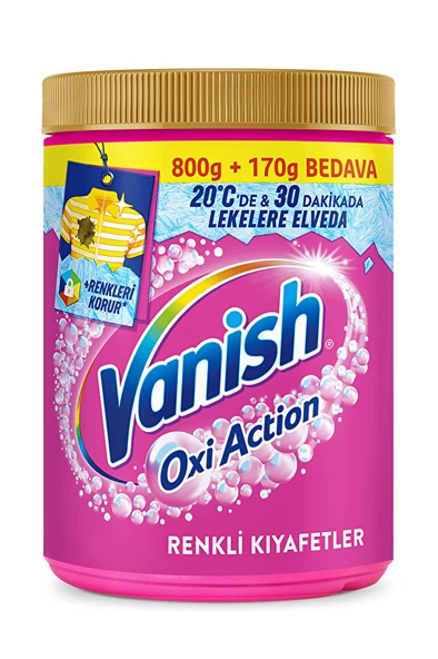 Vanish Kosla Multipower Toz 970g Renkliler Leke Çıkarıcı Deterjan Güçlendirici