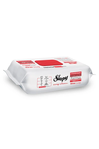 Sleepy Yüzey Temizlik Havlusu Kiraz Çiçeği 100'lü - 2