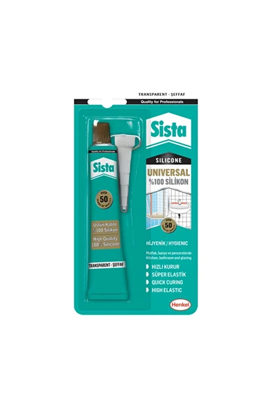 Beyaz Silikon Sista Tup 50G