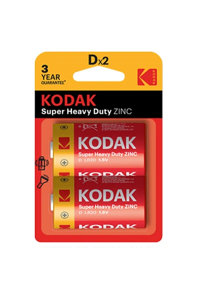 Kodak Çinko Karbon Büyük Boy 2'li - 2