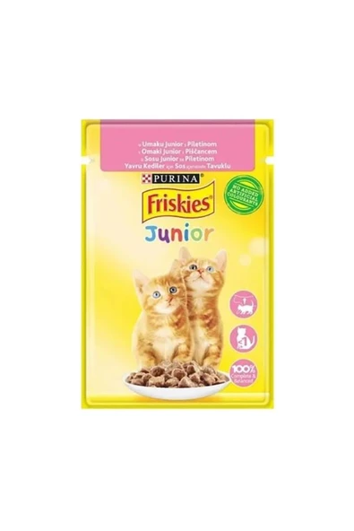 Friskies Pouch Yaş Kedi Maması Tavuklu 85 g - 2