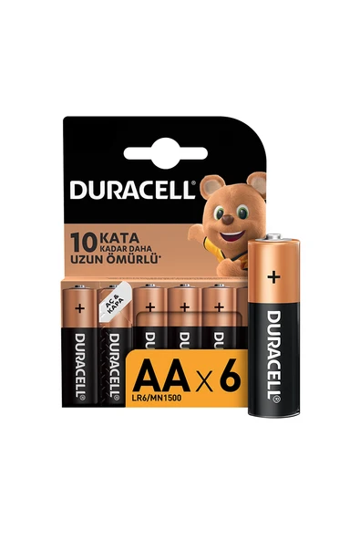 Duracell 6'Lı Kalem Pil AA - 2