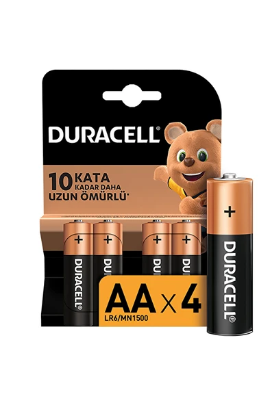 Duracell Kalem 4' Lü Pil