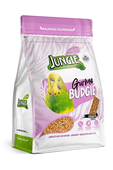 Jungle Muhabbet Kuşu Yemi Kraker Hediyeli 400G
