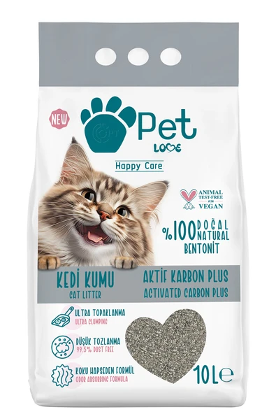 Petlove Kedi Kumu Aktif Karbon Plus 10lt - 2