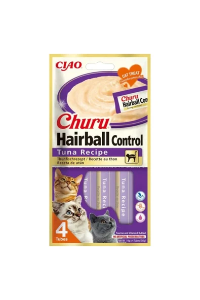 Ciao Churu Hairball -Tüy Yumağı Kontrollü- Ton Balıklı Ödül Maması - 2