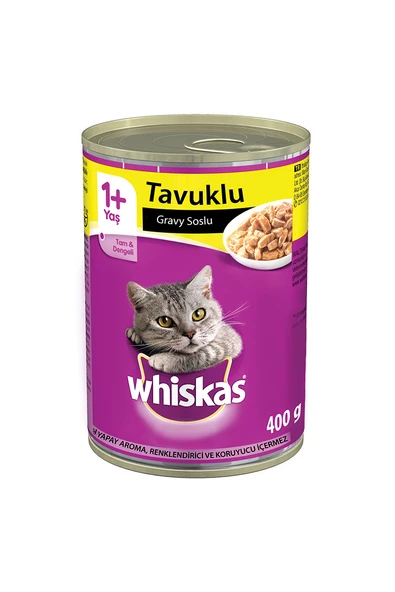 Whiskas Konserve Tavuklu Kedi Maması 400G - 2