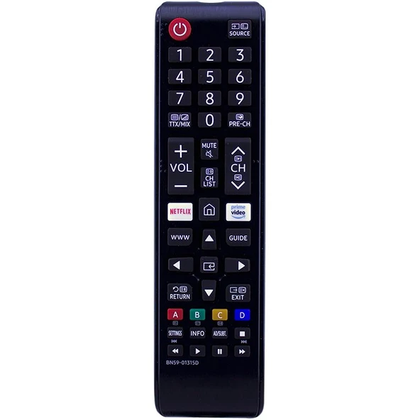 Turn Samsung Lcd Tv Kumandası NETFLIX Tuşlu ürün görseli 1