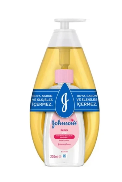 Johnson's Baby Şampuan 750 ml +200 ml Yağ Avantaj Paket - 2