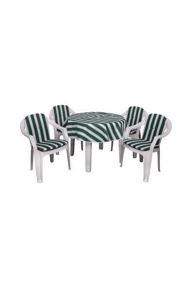 Belde Delüks 4+1 Midiset Minder ve Örtü Takımı - 2