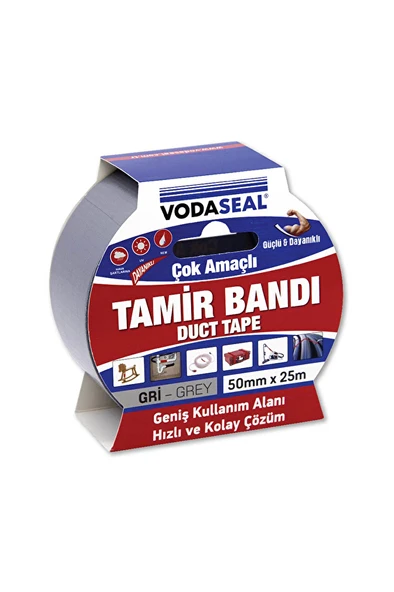 Vodaseal Tamir Bandı Gri 50mmx25mt