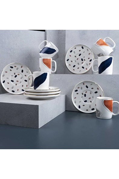 Aryıldız Moon 12 Parça Fincan Takımı