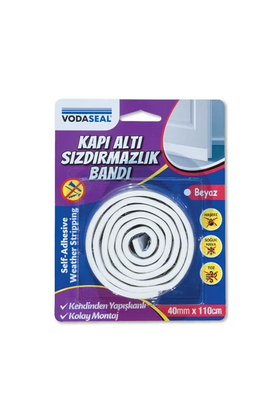 Vodaseal Kapı Altı Sızdırmazlık Bandı 40mmx110cm Beyaz - 2