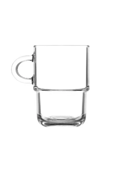 Lav Cozy Cam Kulplu Kupa Bardak 350cc