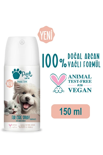 Petlove Tüy Bakım Spreyi Çikolata 150ml