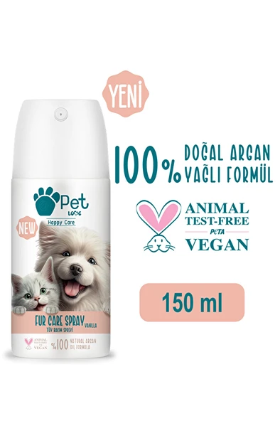 Petlove Tüy Bakım Spreyi Vanilya 150ml
