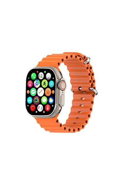 Hytech W69 Watch IOS ve Android Uyumlu MActive 2.05" inç Geniş Ekranlı Gümüş Akıllı Saat