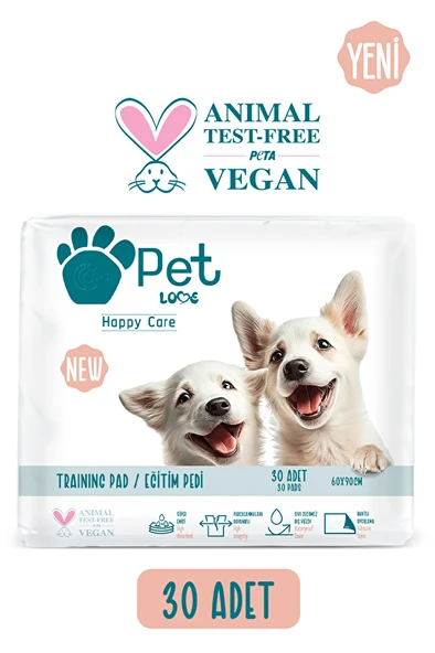 Petlove Evcil Tuvalet Eğitim Pedi 30'lu