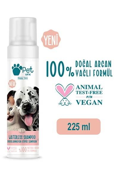 Petlove Köpük Şampuan Çilek 225ml