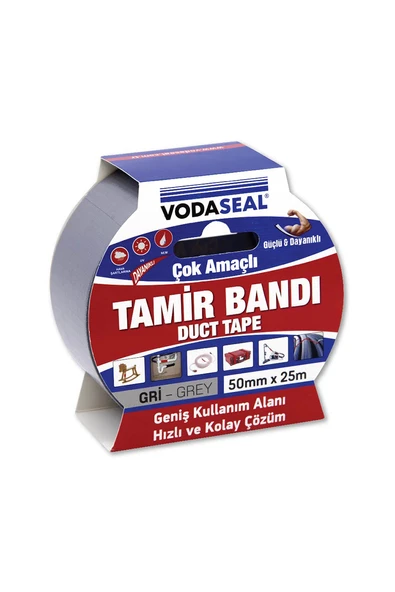 Vodaseal Tamir Bandı Gri 50mmx25mt - 2