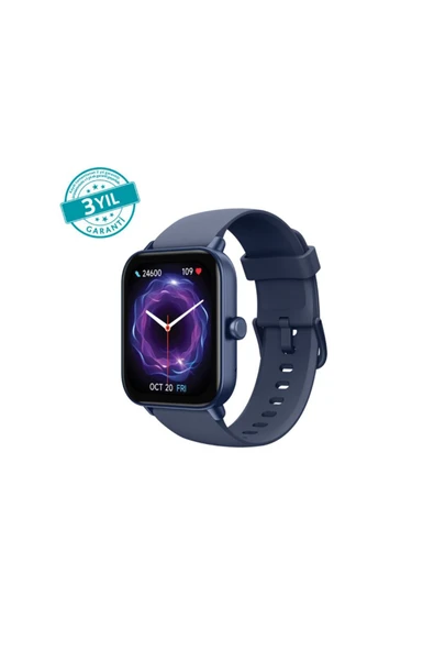 ttec Tempus 46 mm TFT Ekranlı Dikdörtgen Kasa Akıllı Saat 2SW01M-Lacivert - 2