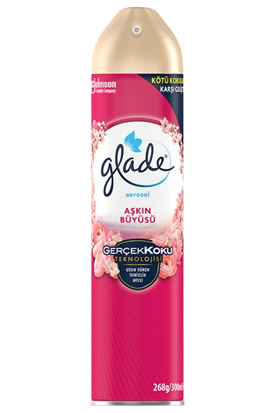Glade Oda Kokusu Aerosol 300 ml Aşkın Büyüsü