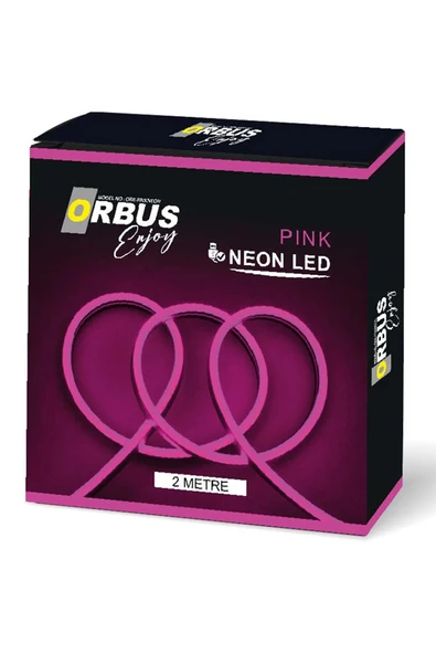 Orbus Neon Led 2 Metre USB Girişli Pembe ORB-PINKNEON - 2
